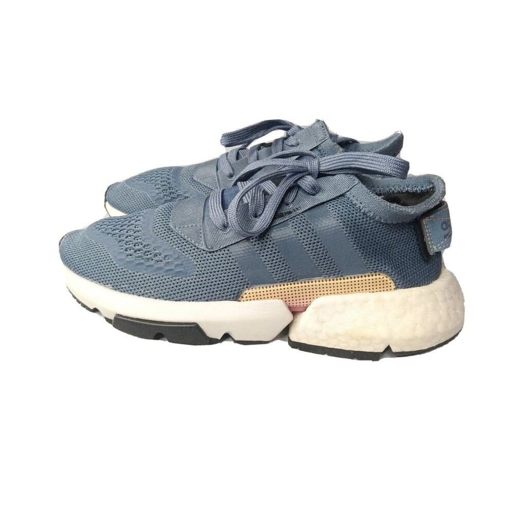 Adidas POD-S3.1  Shoes Big Kids Size 5 Sneakers Blue Gray EE8709